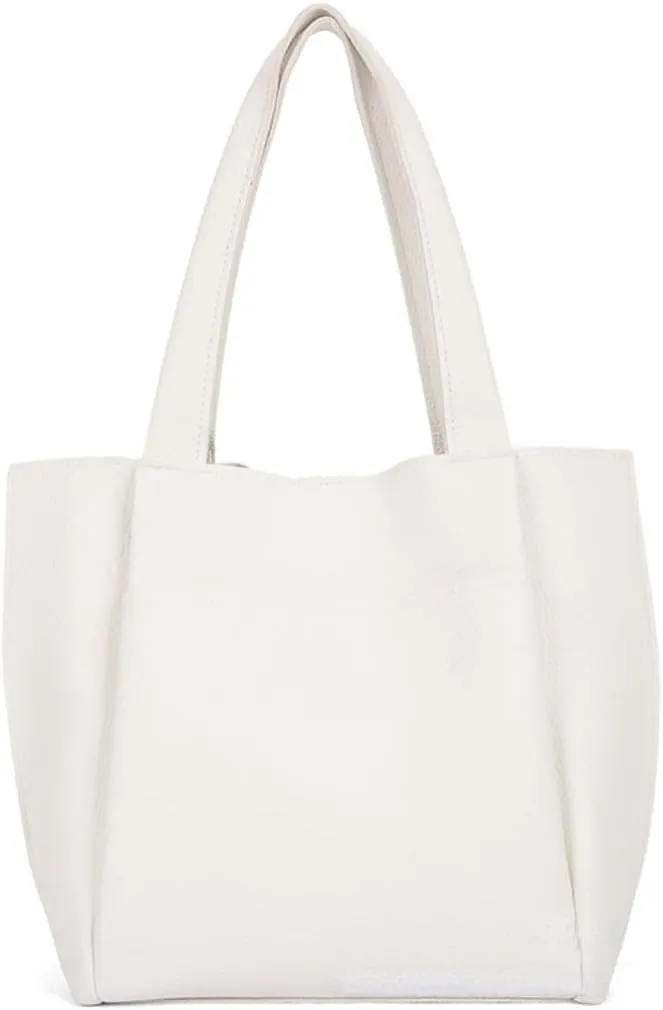 Leather Tote Bag Everything Shoulder Bags Work Crossbody Bag Aesthetic Designer Hobo Bags for Women Cute