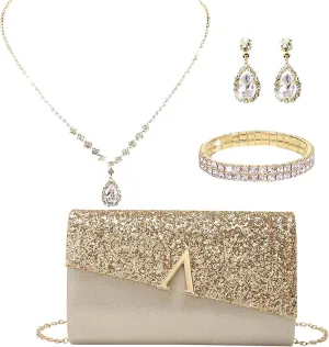 LETODE Clutch Purses for Women Evening Bags and Clutches for Women Envelope Handbags Party Prom Wedding Purse