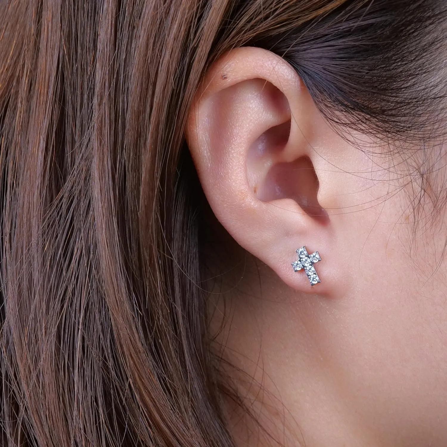 limerencia Hypoallergenic G23 Implant Grade Titanium Screw Back Earrings Tragus 20G Helix F136 Piercing Post for Sensitive Ears Cartilage