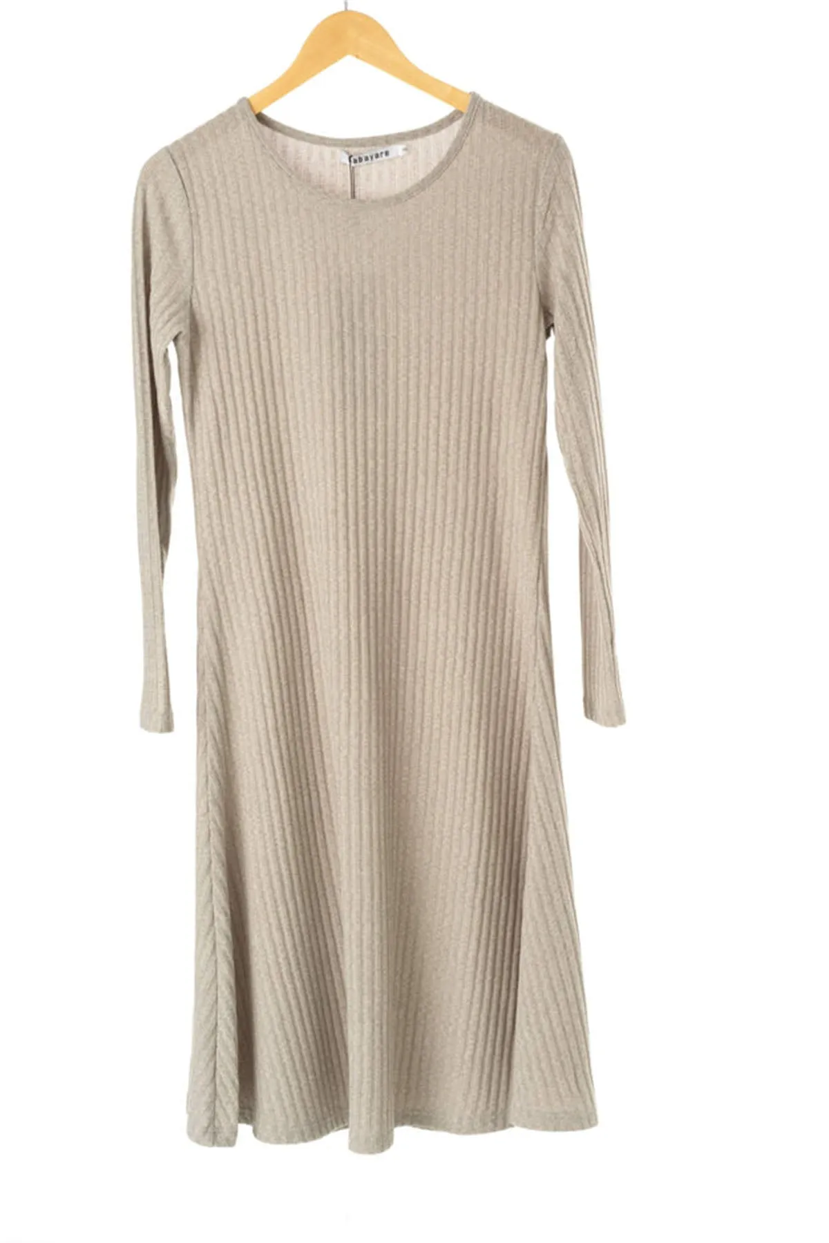 long sleeve Midi sweater dress