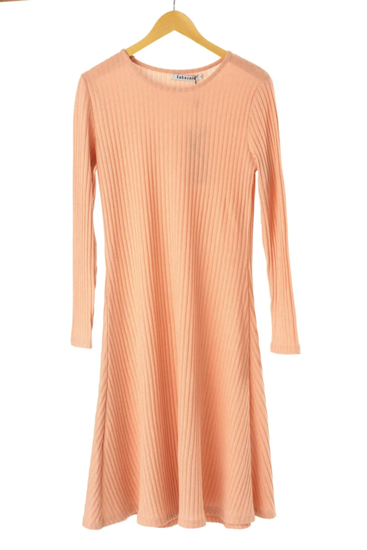 long sleeve Midi sweater dress