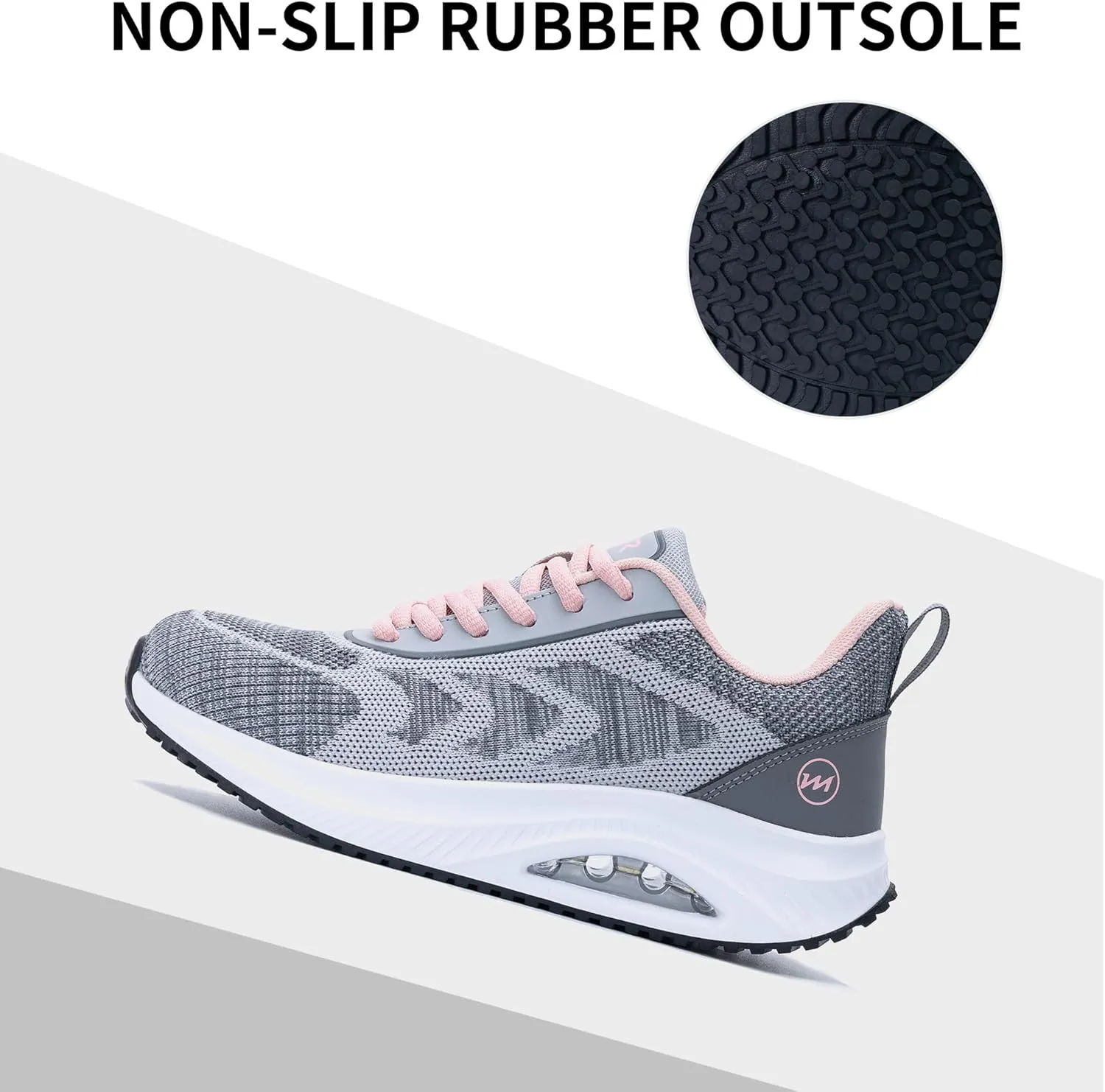 MAFEKE Womens Walking Shoes with Arch Support, Air Tennis Orthotic Fashion Sneakers for Plantar Fasciitis Pain Relief Size 5.5-11