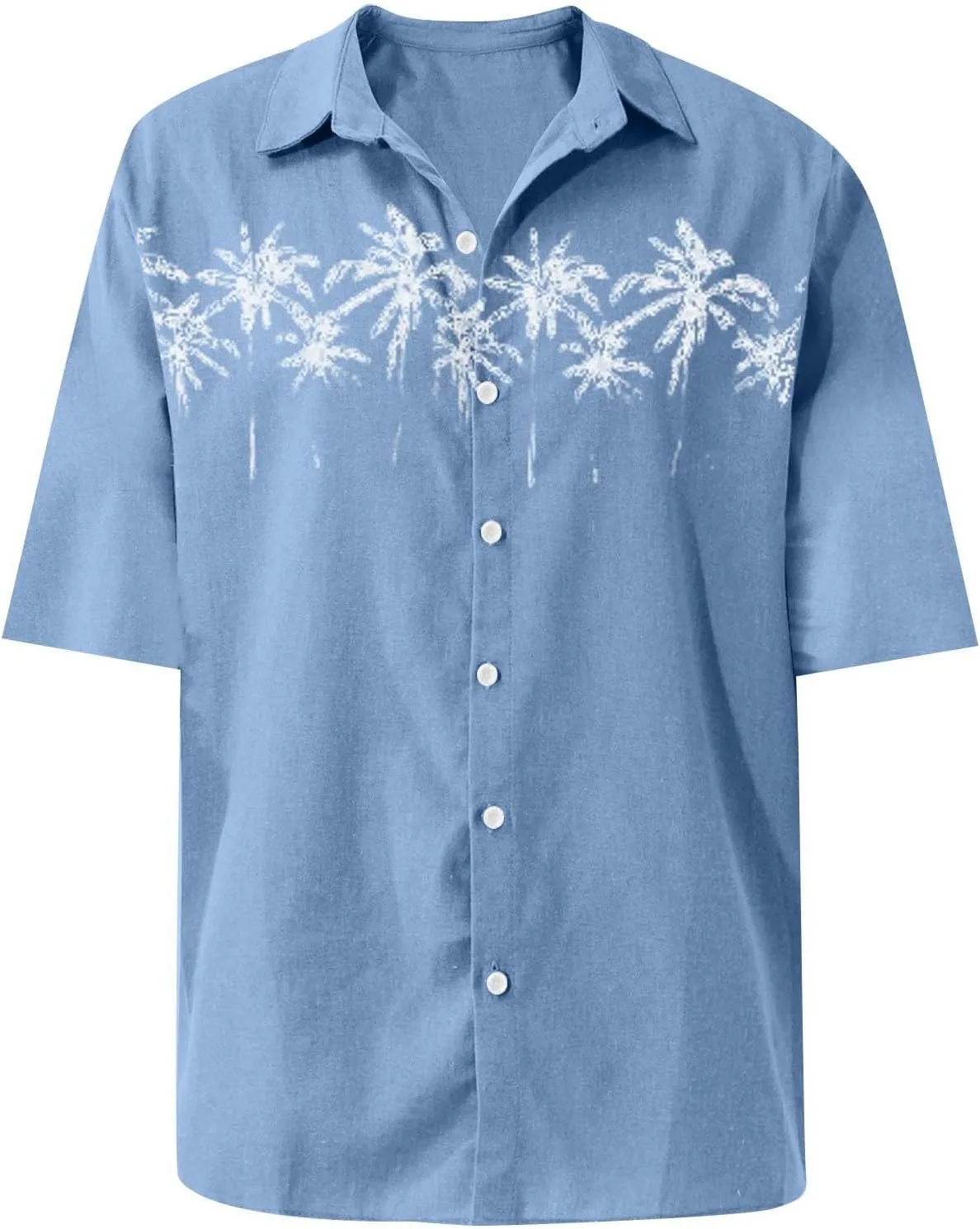 Mens Hawaiian Shirts with Beach Summer Tops Summer Beach Shirt Mens Beach Tees Summer Tees