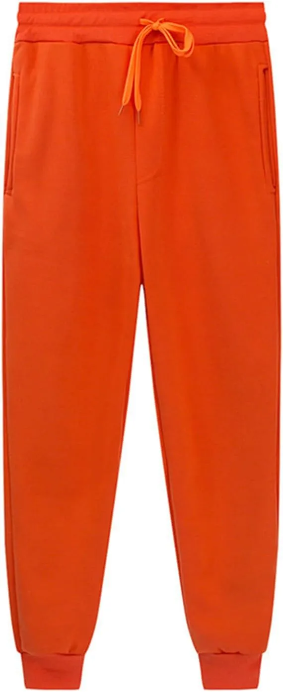 Men's Jogger Pants Slim Fit Elastic Waist Drawstring Comfortable Athletic Sweatpants Casual Durable Everyday