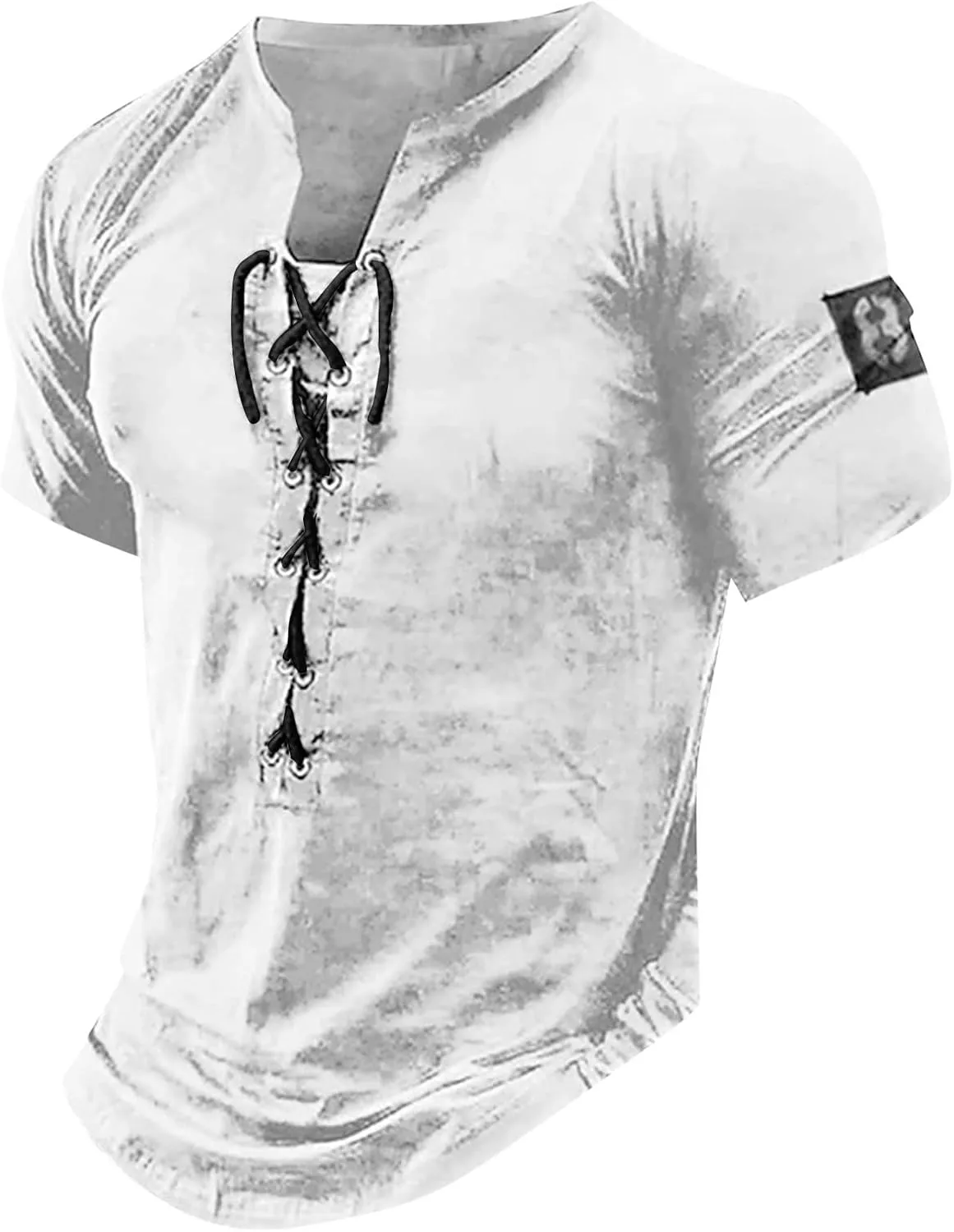 Mens Shirts,Casual Oversize Short Sleeve Graphic and Embroidered Fashion T-Shirt Printed Top Tee Blouse 2024