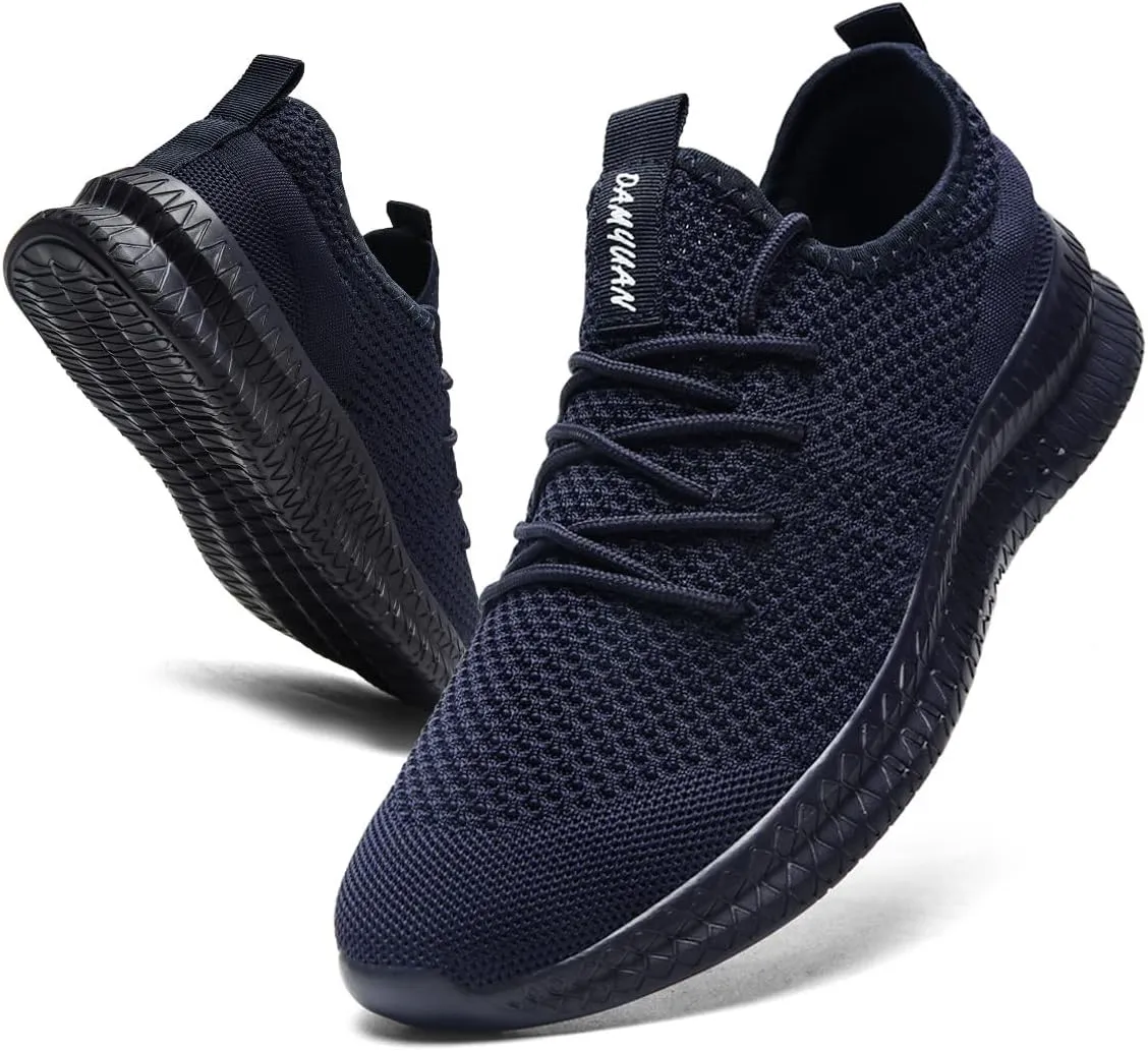 Men's Shoes Running Walking Sneakers Casual Tennis Slip on Shoes Lightweight Breathable Fashion Comfortable Workout Athletic for Shoes Gym Sport