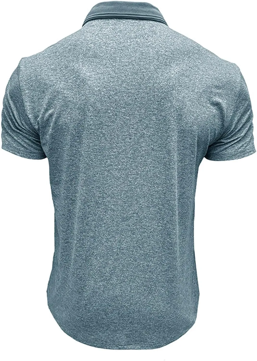 Mens Short Sleeve Shirts Lapel Collar Front Button T Shirt Solid Color Loose Fit Casual Lightweight Summer Tops