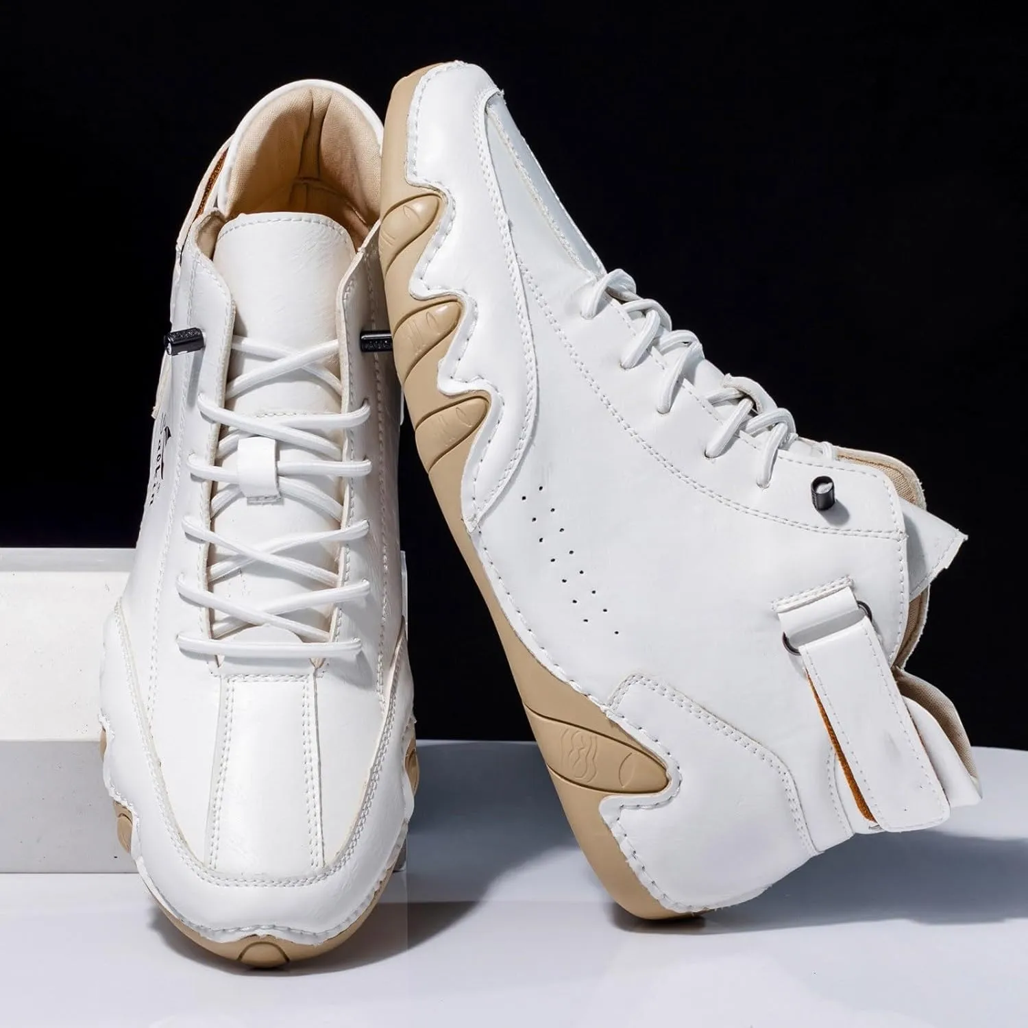 Men's Slip Shoes Couple's Foreign Trade High Top Boots Men and Women Leisure Short Boots Shoes Casual Men