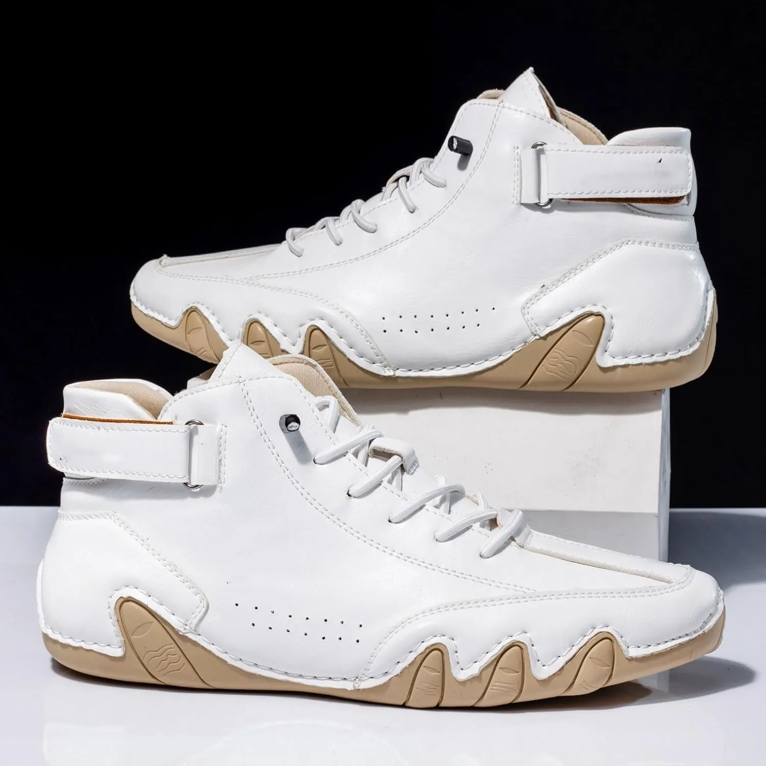 Men's Slip Shoes Couple's Foreign Trade High Top Boots Men and Women Leisure Short Boots Shoes Casual Men