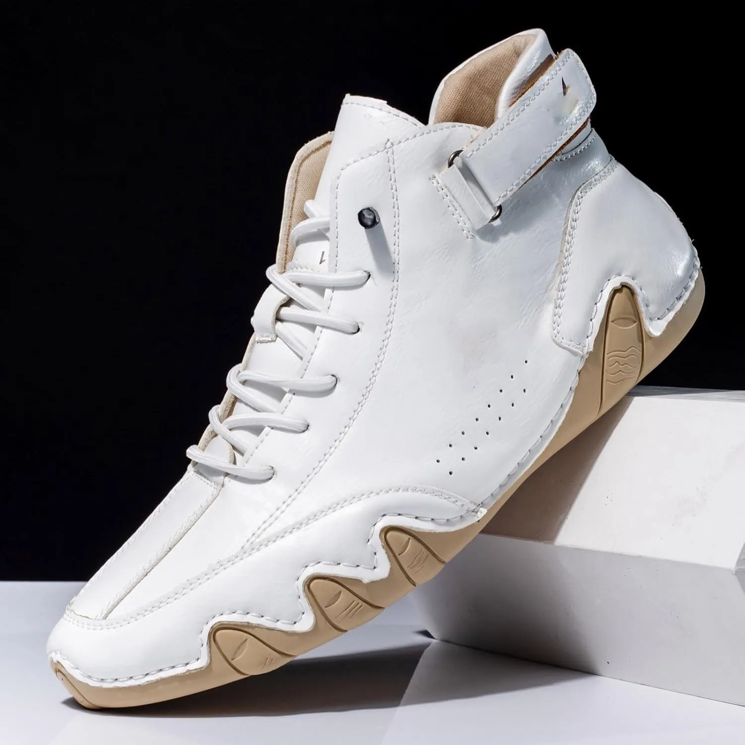 Men's Slip Shoes Couple's Foreign Trade High Top Boots Men and Women Leisure Short Boots Shoes Casual Men