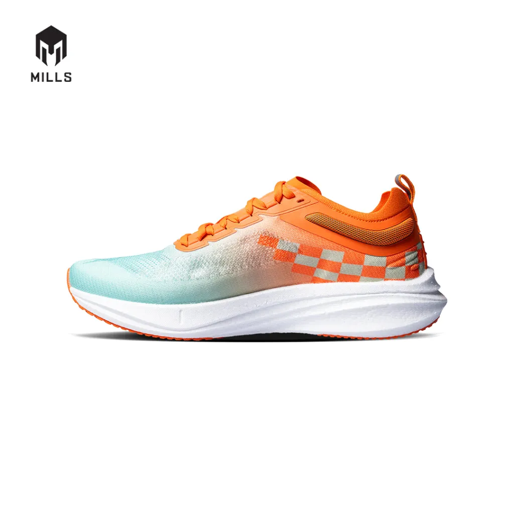 Mills Sepatu Lari Running Shoes Enermax Dynaplate Rush Tosca / Orange / White 9103902