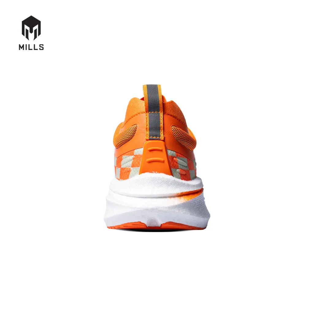 Mills Sepatu Lari Running Shoes Enermax Dynaplate Rush Tosca / Orange / White 9103902