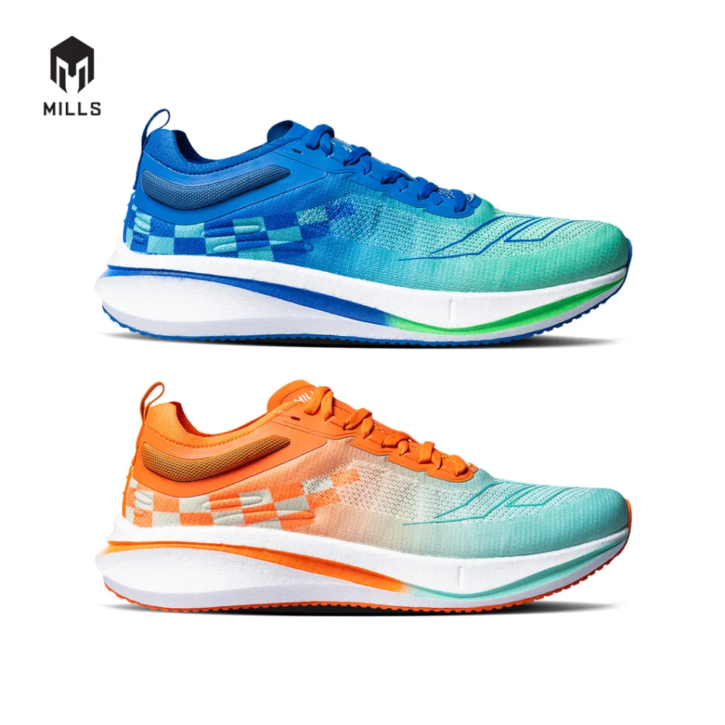 Mills Sepatu Lari Running Shoes Enermax Dynaplate Rush Tosca / Orange / White 9103902