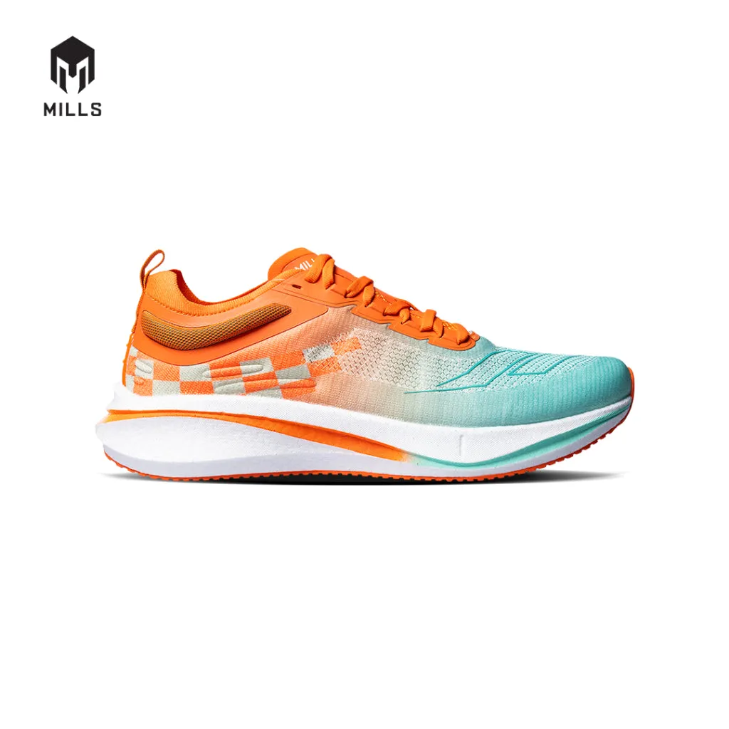 Mills Sepatu Lari Running Shoes Enermax Dynaplate Rush Tosca / Orange / White 9103902