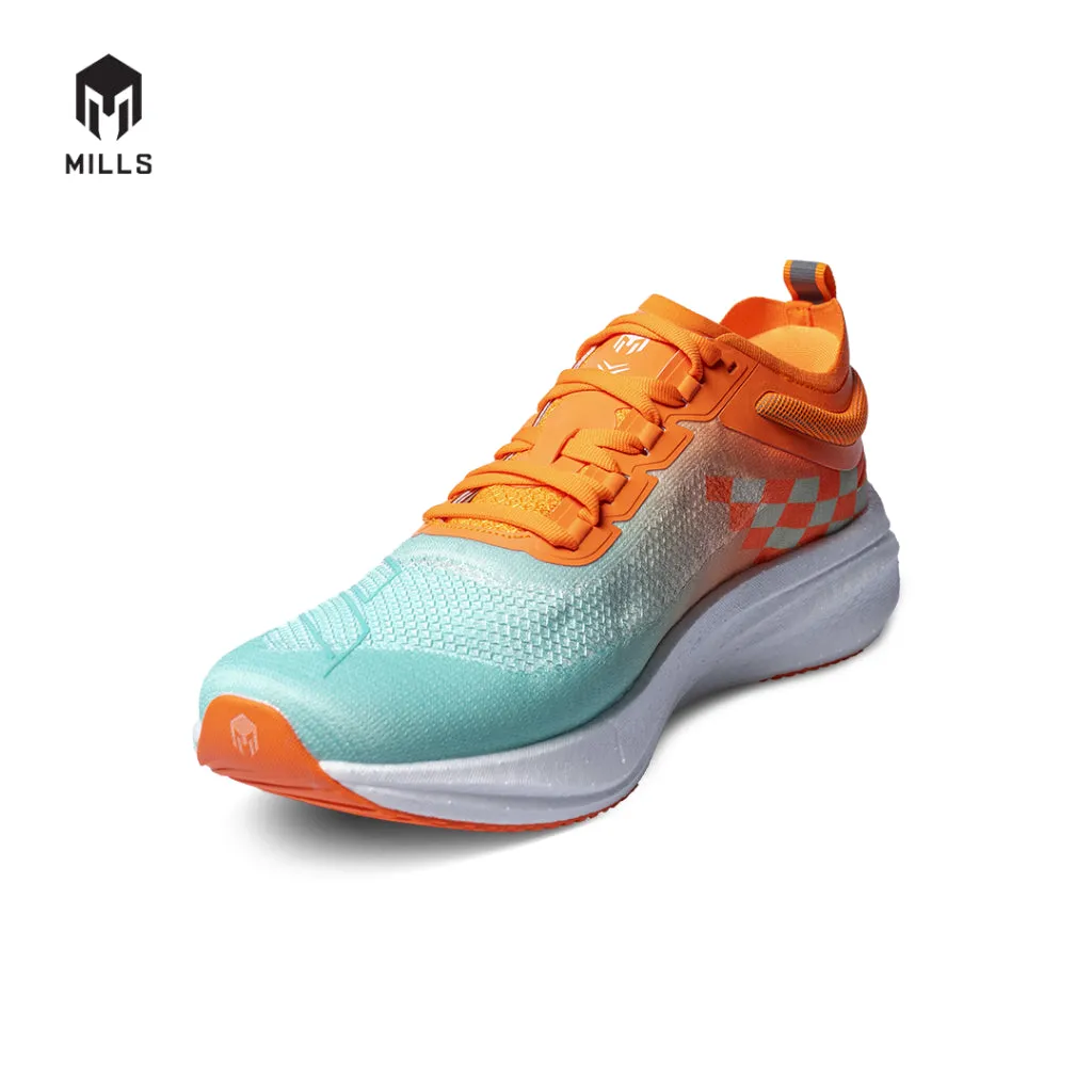 Mills Sepatu Lari Running Shoes Enermax Dynaplate Rush Tosca / Orange / White 9103902