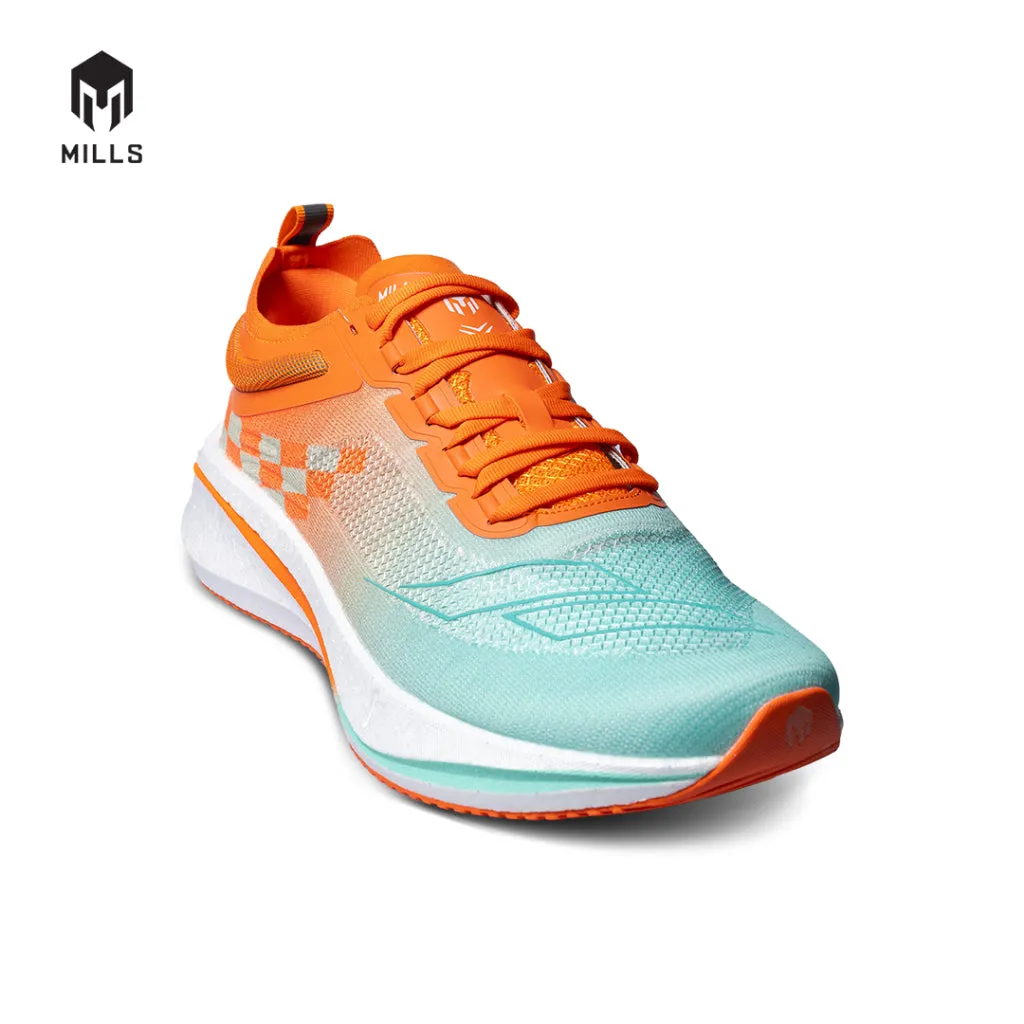 Mills Sepatu Lari Running Shoes Enermax Dynaplate Rush Tosca / Orange / White 9103902