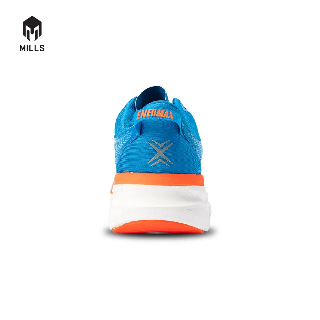 Mills Sepatu Lari Running Shoes Enermax Flasma Blue / Bright. Orange / White 9102301