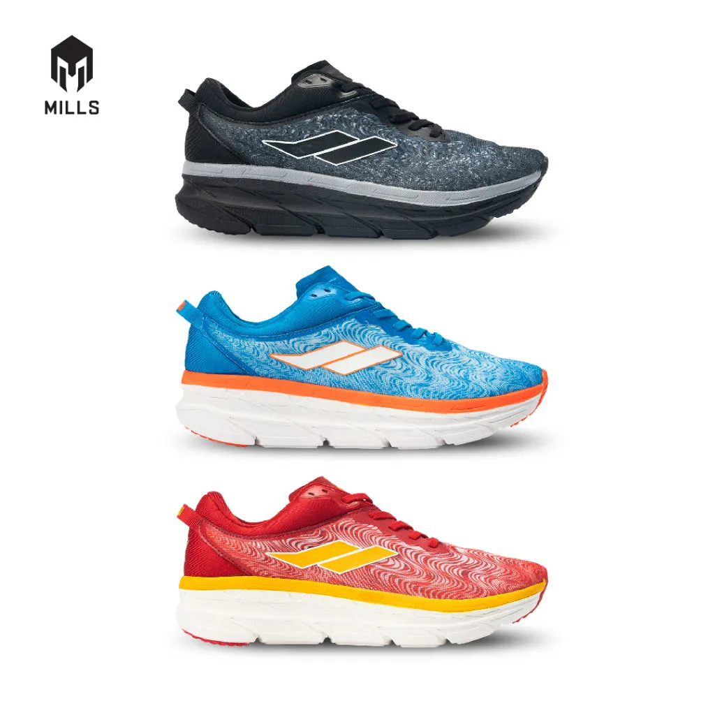 Mills Sepatu Lari Running Shoes Enermax Flasma Blue / Bright. Orange / White 9102301