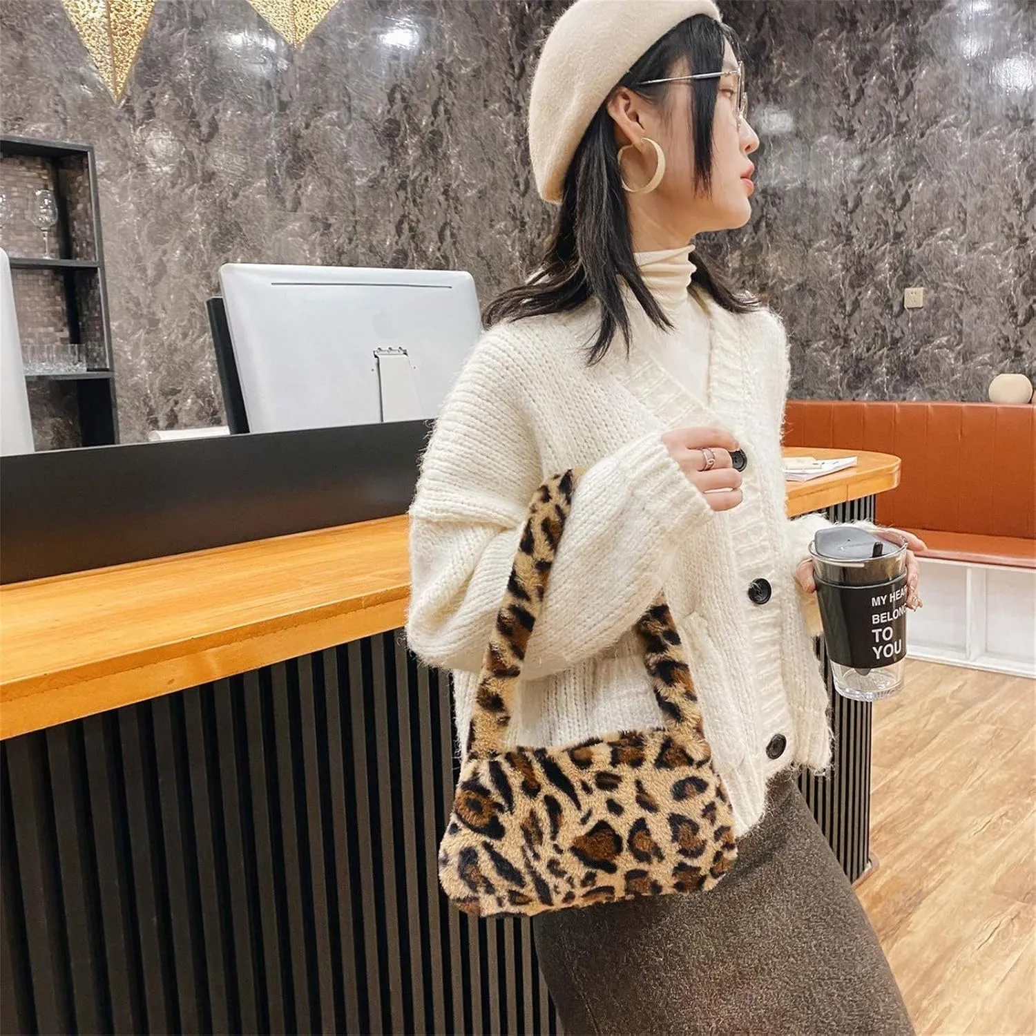 Multi Pocket Shoulder Bags for Woman Lightweight Quilted Fabric Handbags for Women Womens Elegant Evening Bag(D)
