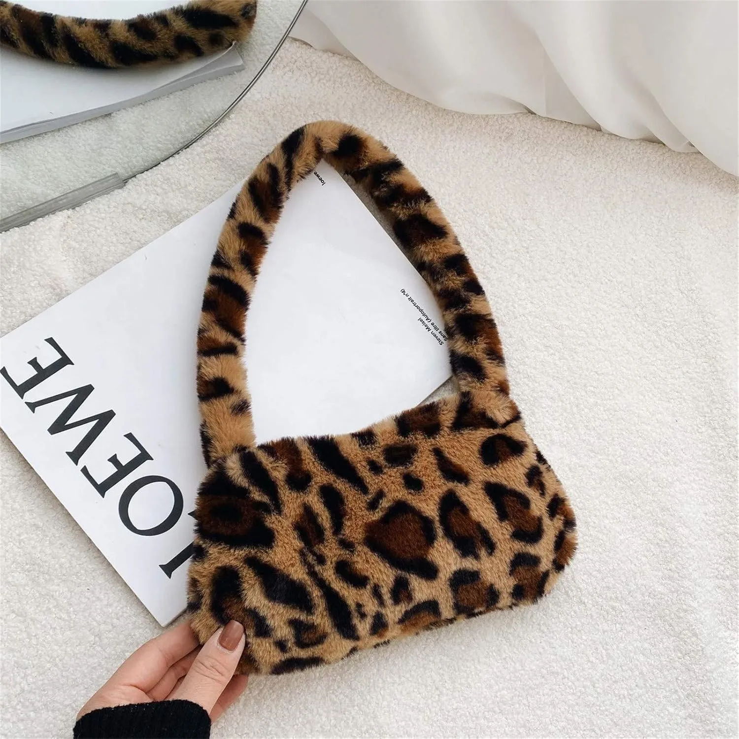 Multi Pocket Shoulder Bags for Woman Lightweight Quilted Fabric Handbags for Women Womens Elegant Evening Bag(D)