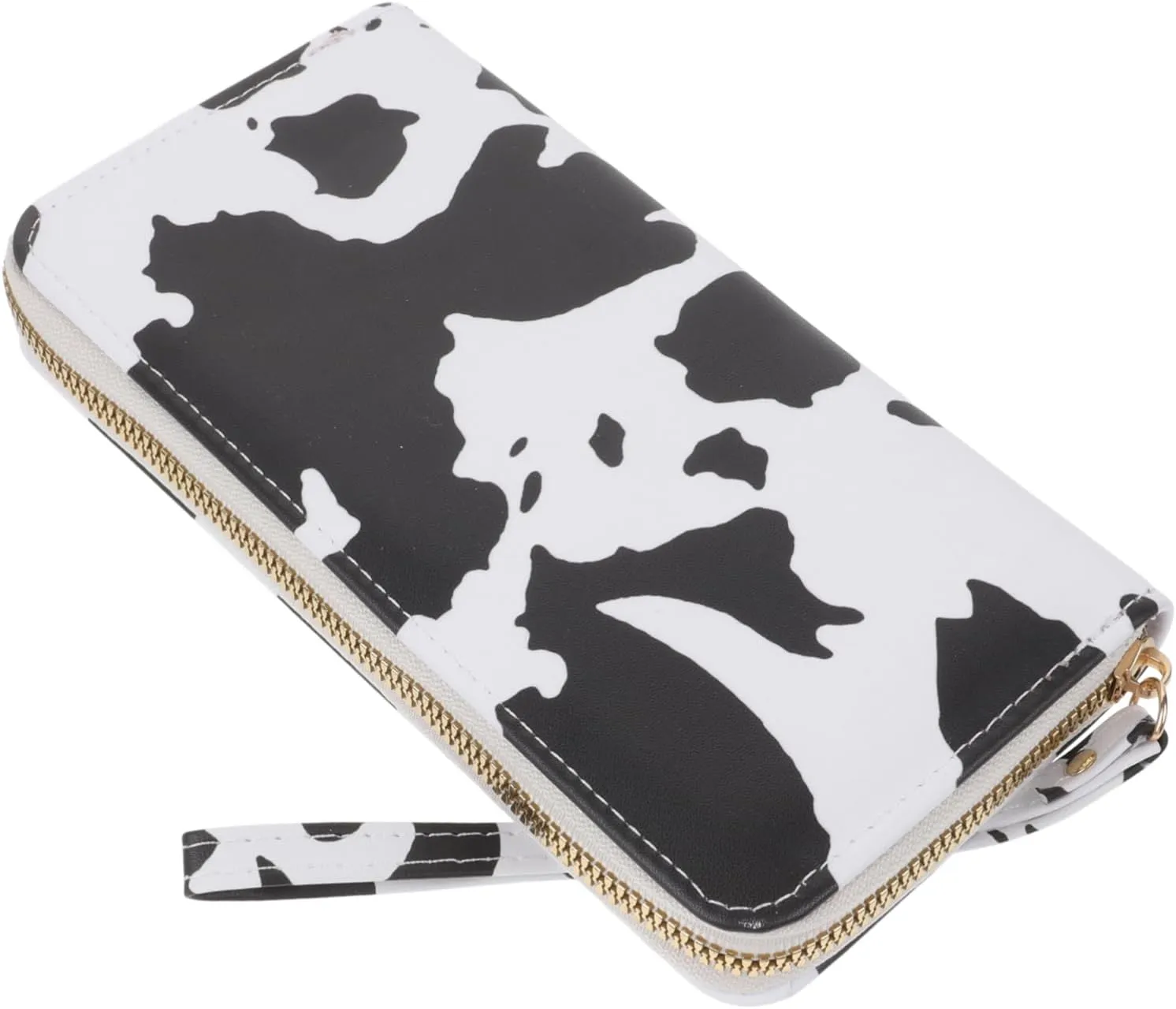 NOLITOY Multi-compartment Wallet Woven Clutch Bag Party Essential Safe Zipper Closure Travel Daily Use Compact Stylish