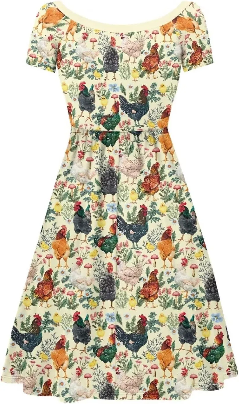 Plus Size Dress for Women Short Sleeve Midi Dress Casual Going Out Dresses XS-4XL