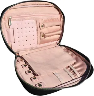 Portable Jewelry Case Portable Jewelry Bag Jewelry Display Case Toiletry Case Jewelry Organizer Bag Necklace Holder Organizer Multifunction Travel Storage Bag