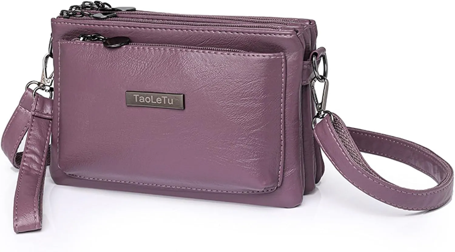 Purses for Women Crossbody Anti Theft Women's Crescent Shoulder Bags with Adjustable Strap Gifts for Mom(Purple)