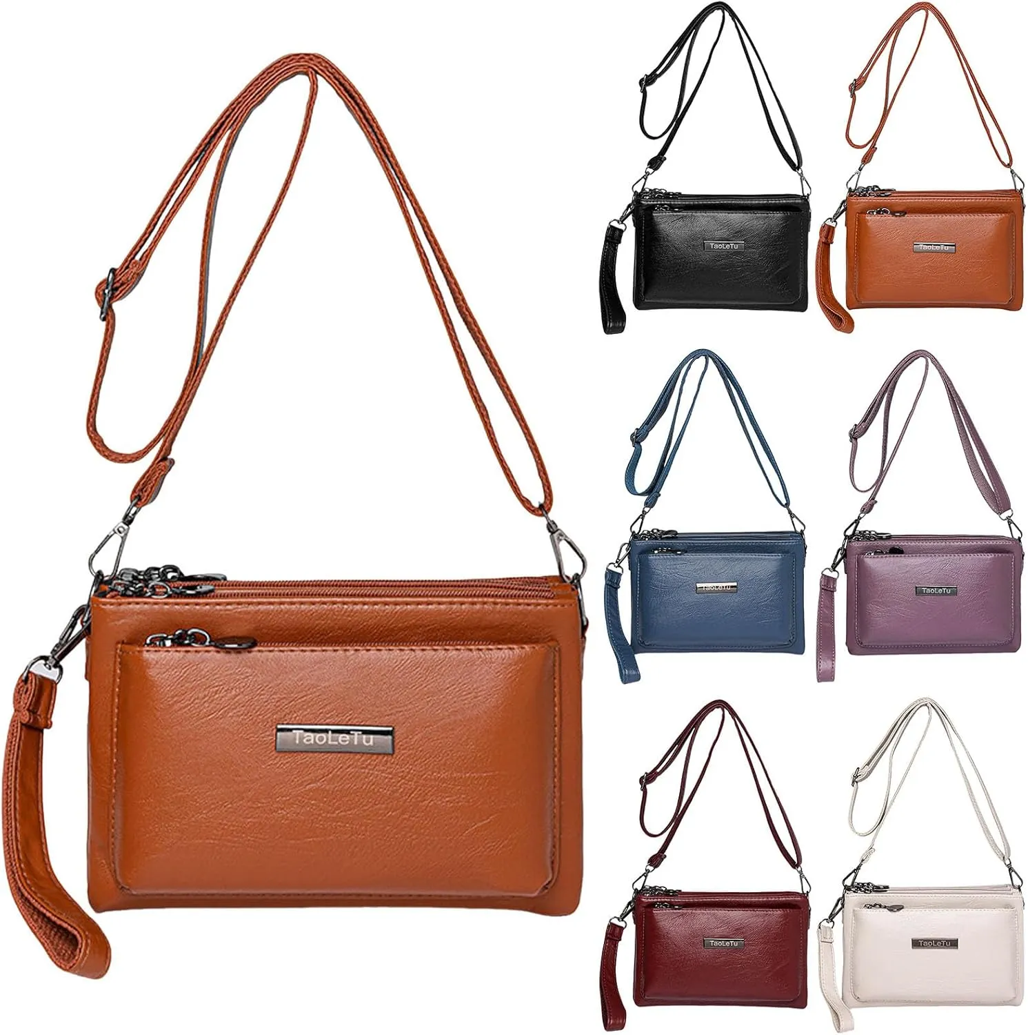 Purses for Women Crossbody Anti Theft Women's Crescent Shoulder Bags with Adjustable Strap Gifts for Mom(Purple)