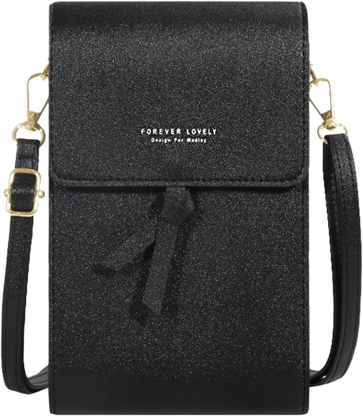 Purses for Women Crossbody Anti Theft Women's Crescent Shoulder Bags with Adjustable Strap Transparent Bag(Black)