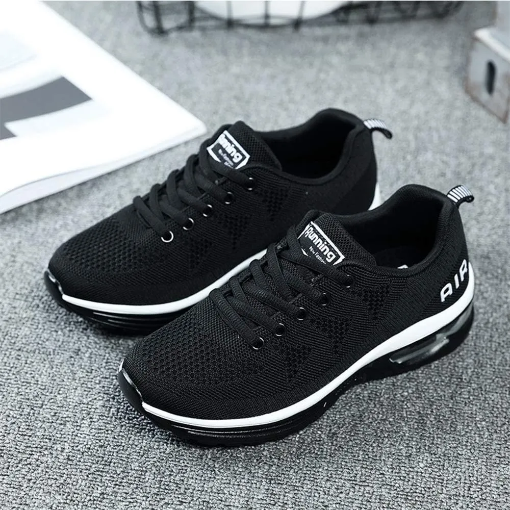 QAUPPE Womens Fashion Lightweight Air Sports Walking Sneakers Breathable Gym Jogging Running Tennis Shoes US 5.5-11 B(M)