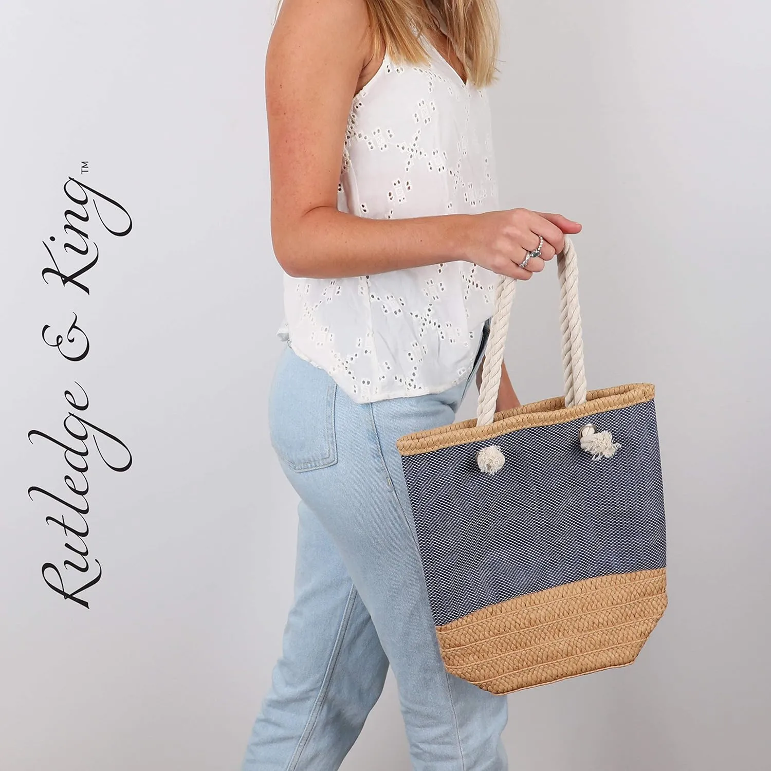 Rutledge & King Wine Purse - Reusable Wine Caddy and Tote - Gift Bag