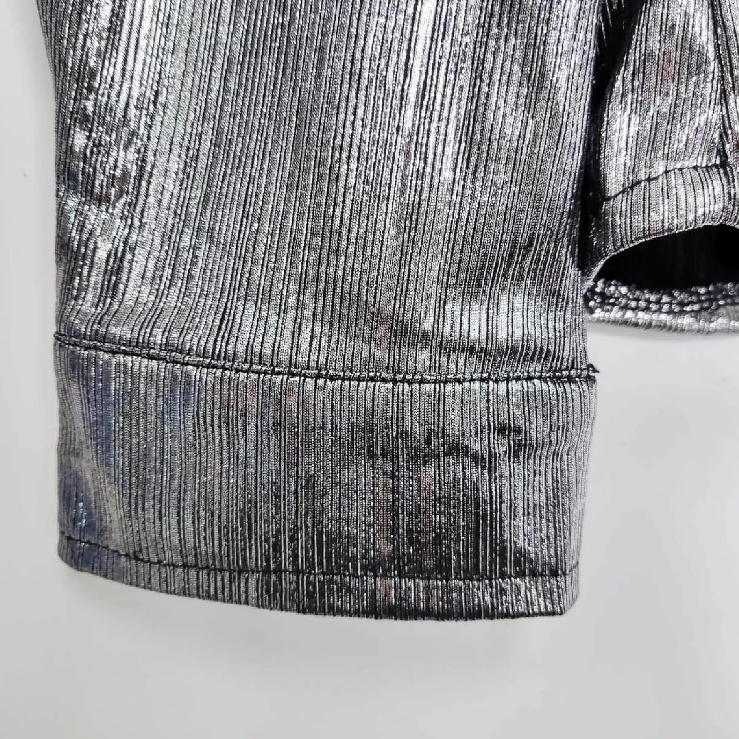 Sequin Shirts for Men Casual Button Down Glitter Mardi Gras Dress Shirt Loose Fit Long Sleeve Lightweight Lapel Blouse