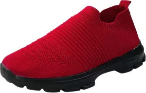 Shoes For Women Trendy Sneakers Walking Shoes Slip on Sock Sneakers Lady Girls Mesh Loafers Fashion Running Tennis Shoes