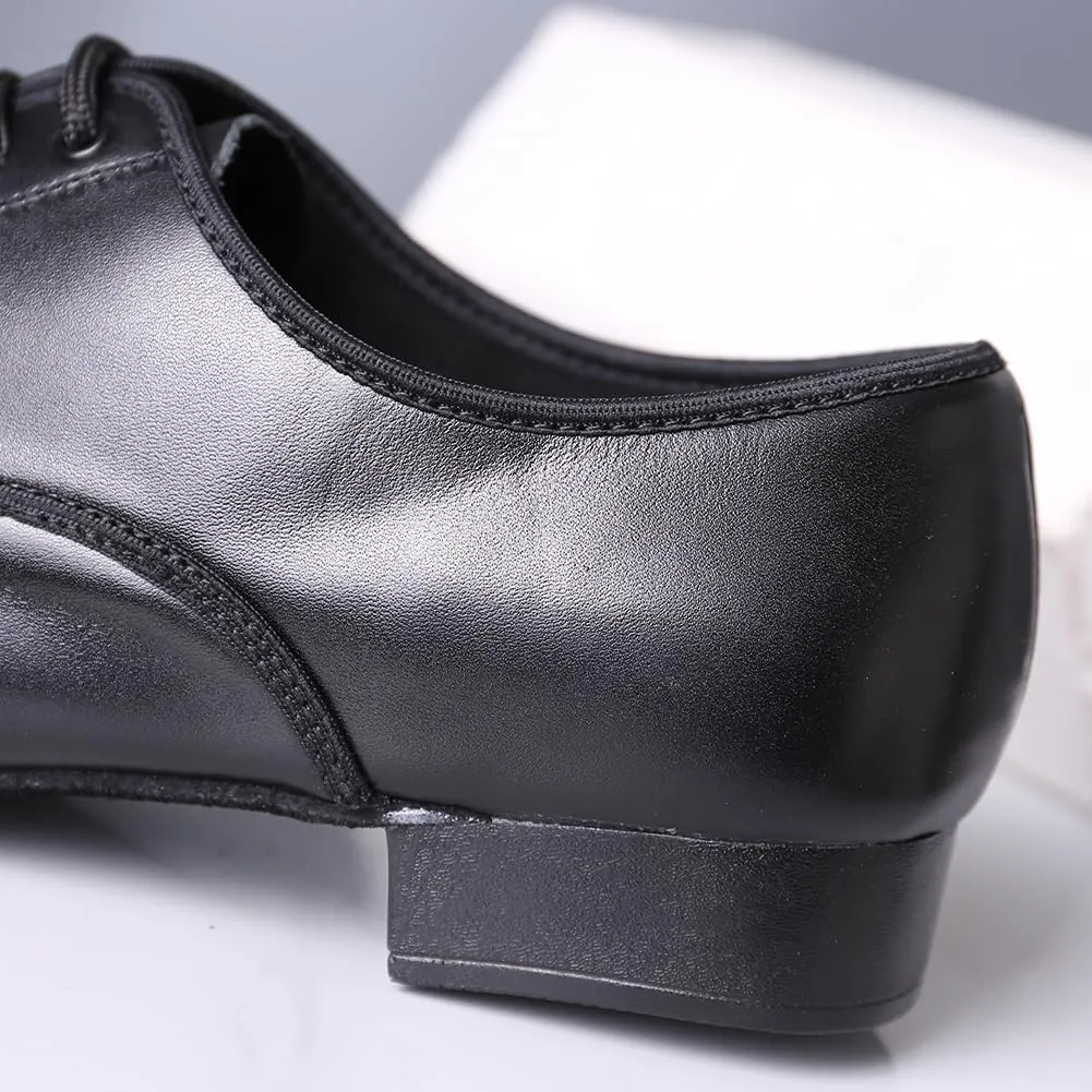 SWDZM Men's Latin Ballroom Dance Shoes Low Heels Wedding Party Performance Dance Shoes