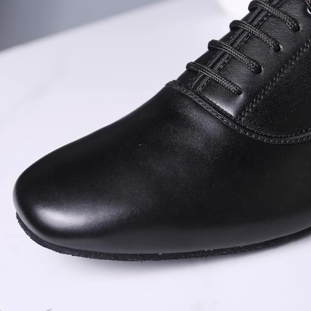 SWDZM Men's Latin Ballroom Dance Shoes Low Heels Wedding Party Performance Dance Shoes