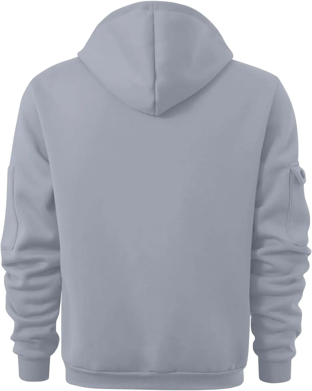 Tactical Hoodies for Men Outdoor Athletic Quarter Zip Pullover Winter Warm Long Sleeve Hooded Sweatshirt with Pockets