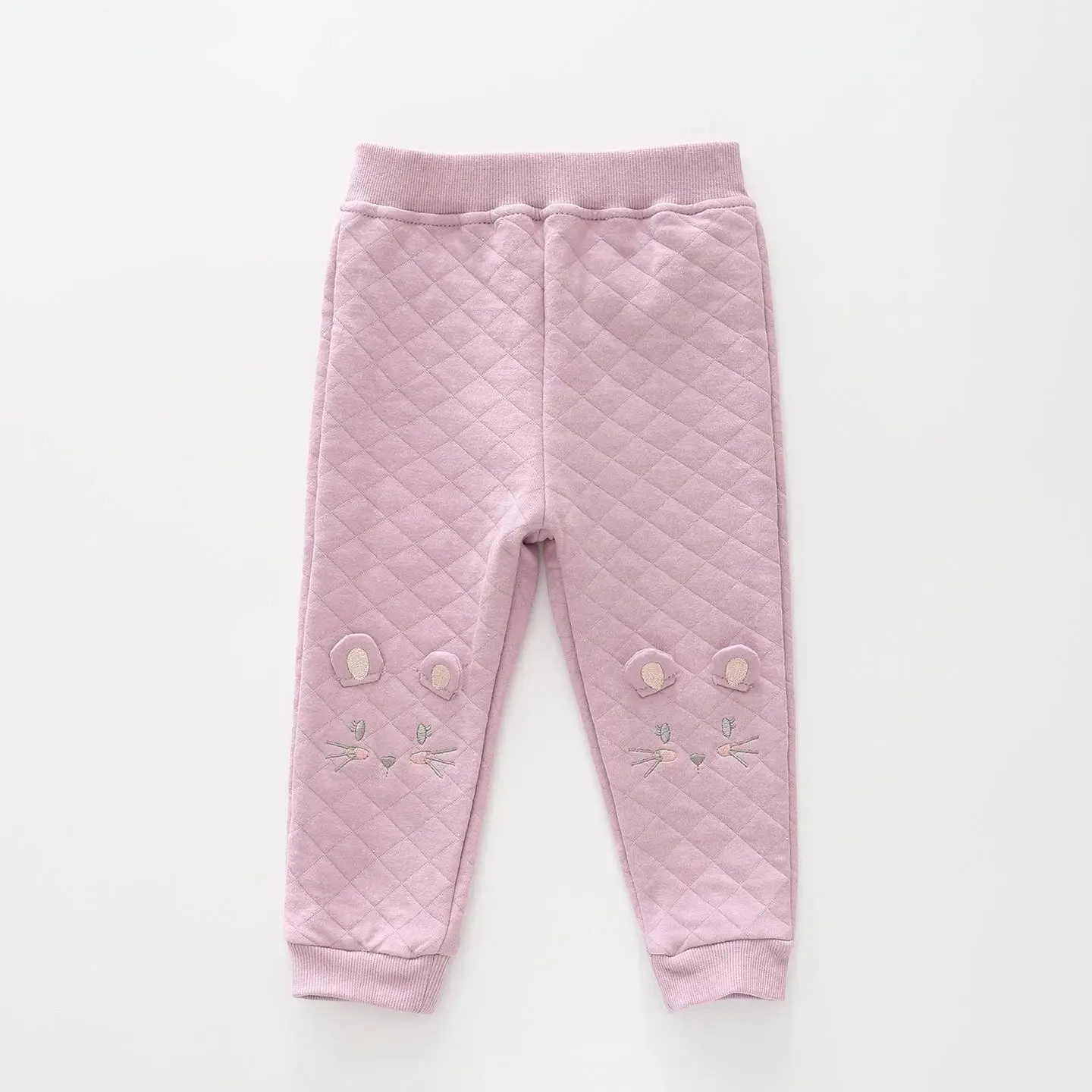 Tiny Mouse Quilted Look Pants