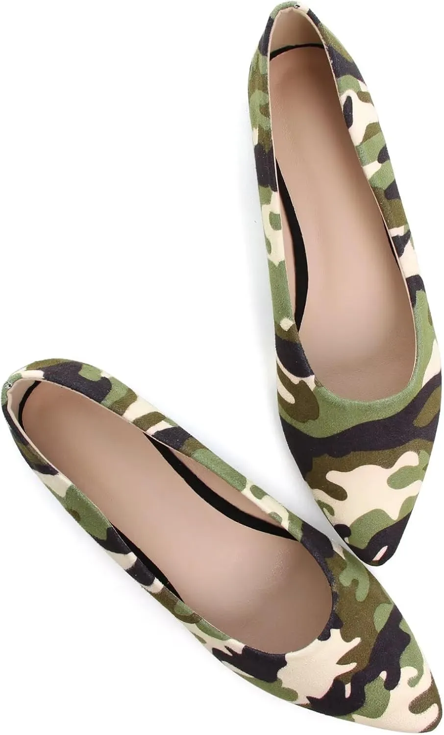 TN TANGNEST Womens Ballet Flats Pointed Toe Flat Shoes Cute Slip On Loafers Comfortable Dress Shoes