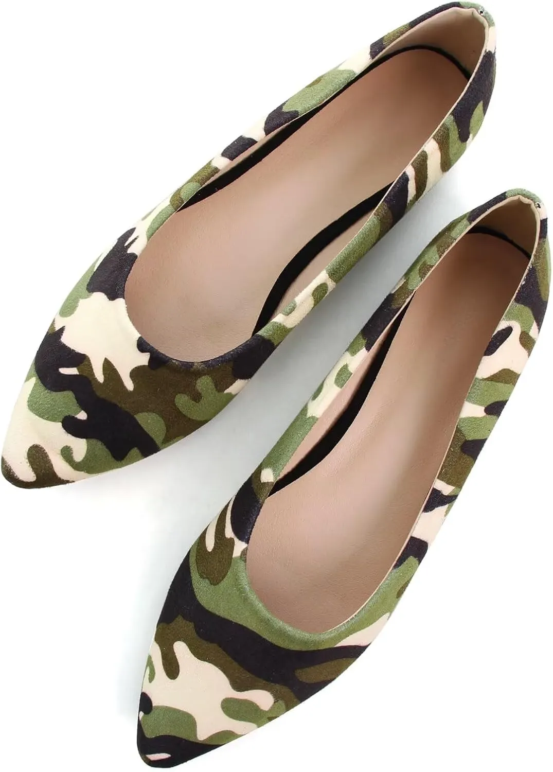 TN TANGNEST Womens Ballet Flats Pointed Toe Flat Shoes Cute Slip On Loafers Comfortable Dress Shoes