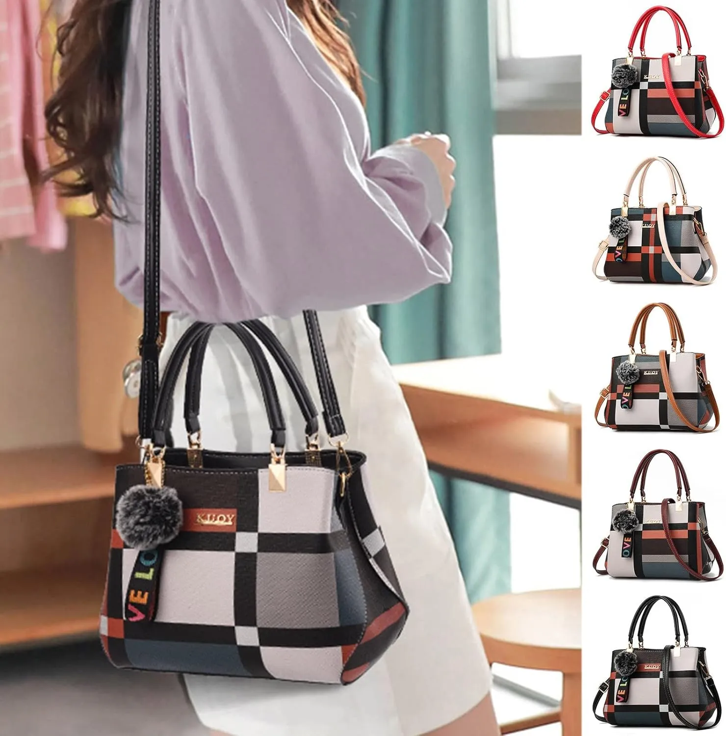 Tote Bag For Women Retro Hobo Handbags Woman Large Designer Ladies Bag Pocket Purse Leather For Daily Shopping Travel R