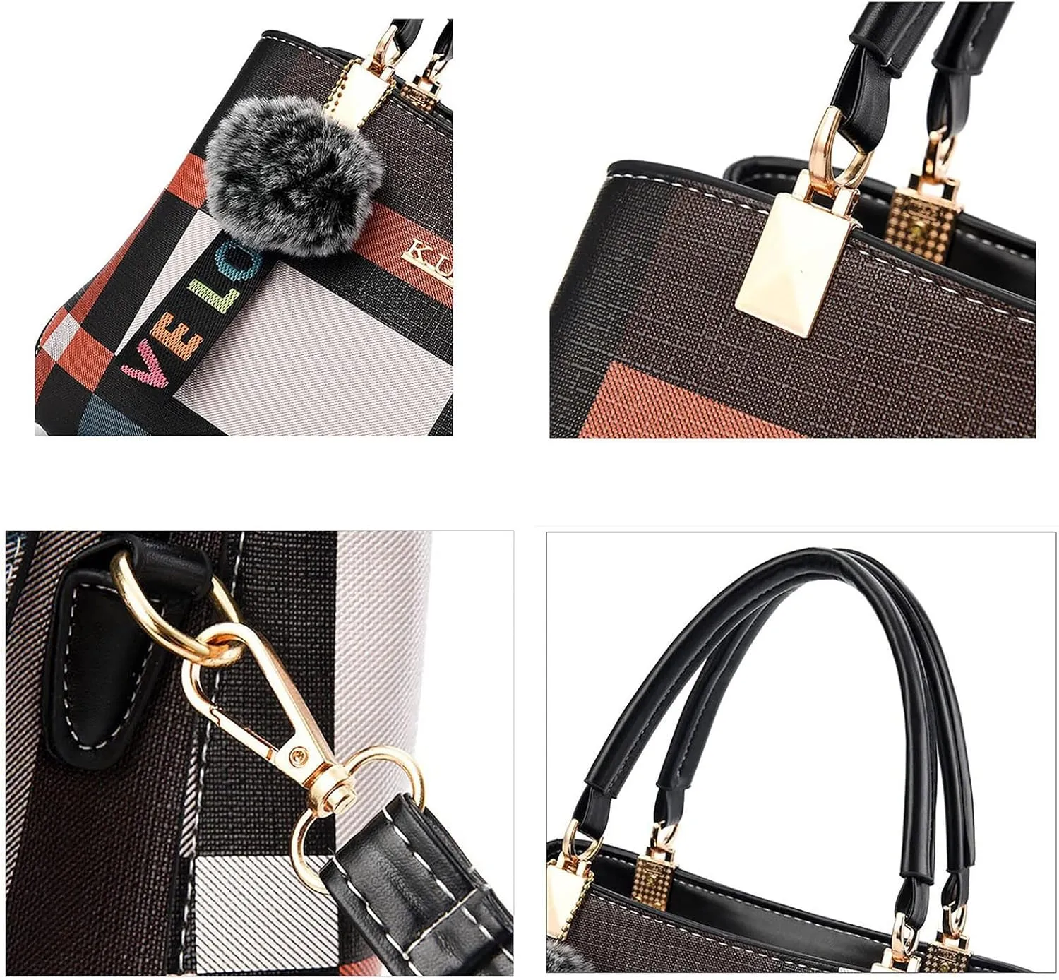 Tote Bag For Women Retro Hobo Handbags Woman Large Designer Ladies Bag Pocket Purse Leather For Daily Shopping Travel R