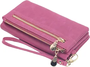 Tote Bag For Women Zipper Long Wallet Artificial Leather Women Open Purse Multiple Card Slots Clutch Bag For Shopping Z
