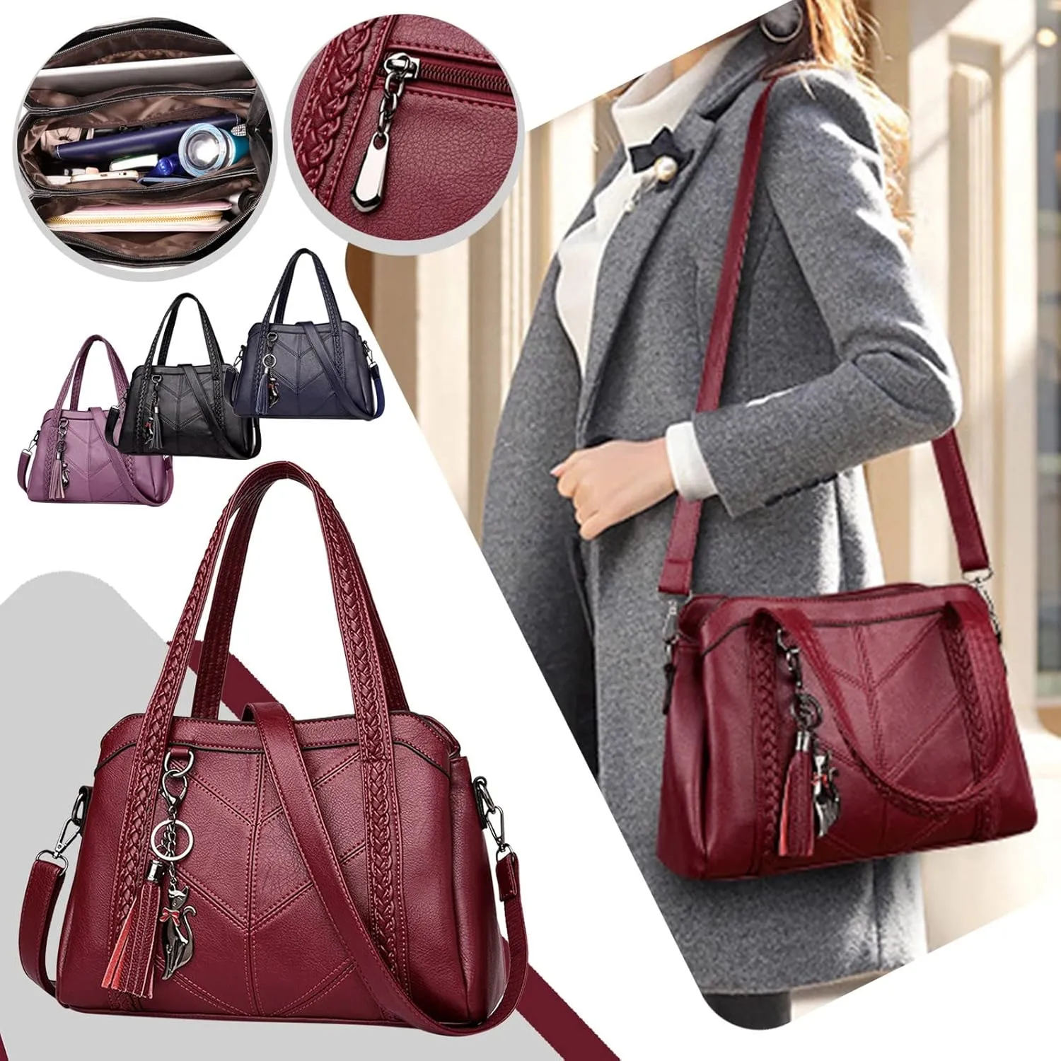 Tote Bag Women Girls Boys Children Cartoon Dinosaur Chest Bag Adjustable Lightweight Messenger Bag Outdoor D