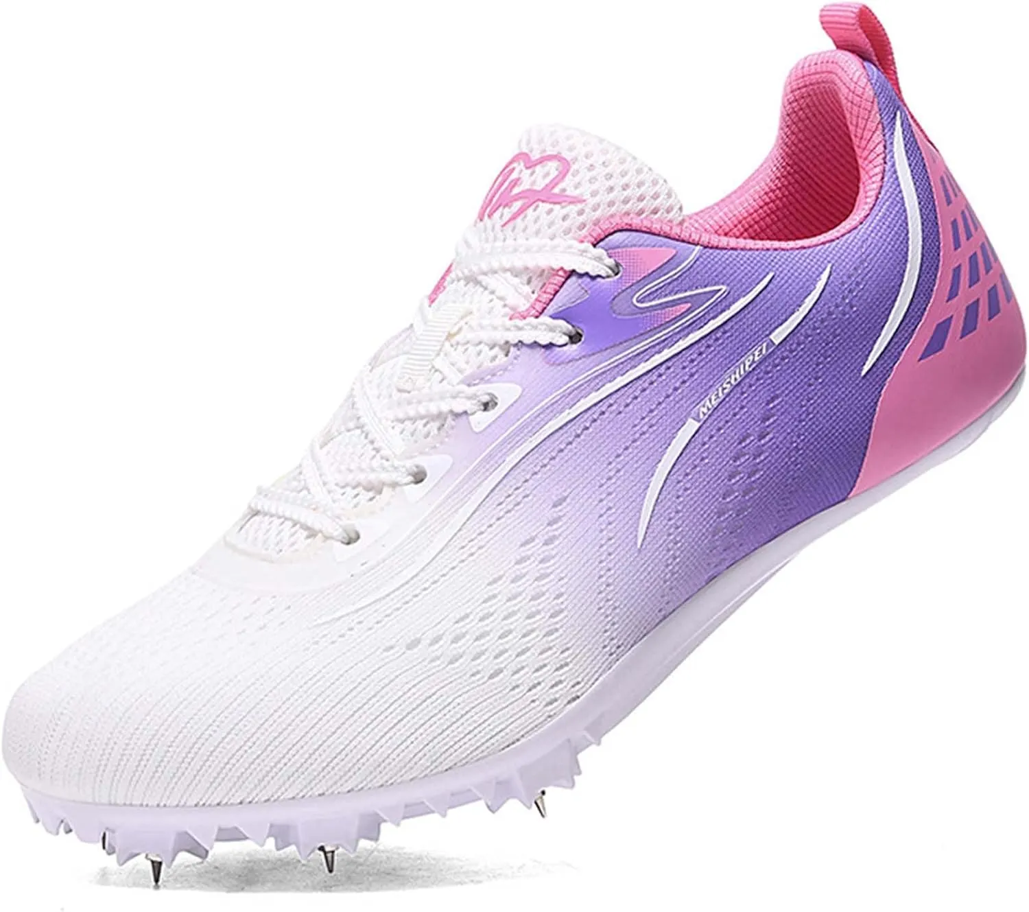Track and Field Shoes for Women with Spikes Running Racing Shoes Cross Jumping Sprint Sneakers for Boys and Girls Kids