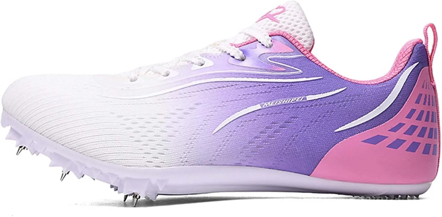 Track and Field Shoes for Women with Spikes Running Racing Shoes Cross Jumping Sprint Sneakers for Boys and Girls Kids