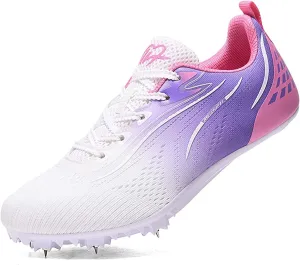 Track and Field Shoes for Women with Spikes Running Racing Shoes Cross Jumping Sprint Sneakers for Boys and Girls Kids