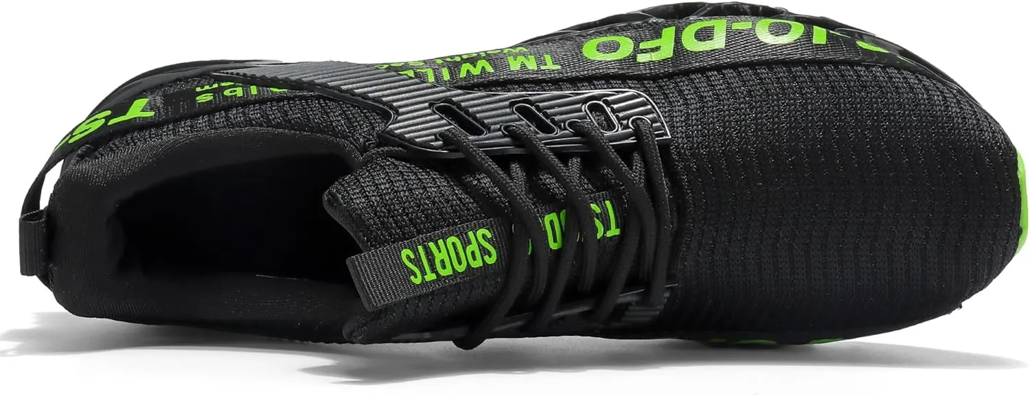 TSIODFO Running Shoess for Men Athletic Tennis Walking Shoes
