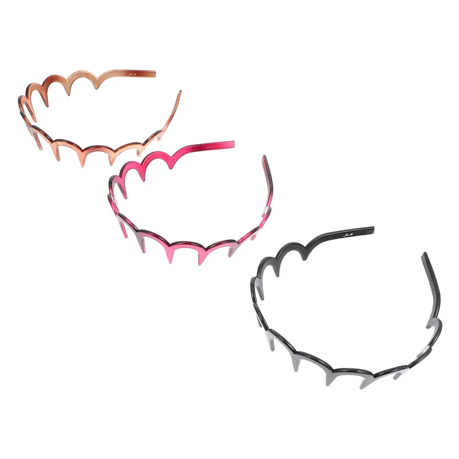 U Toothed Headband Set Hairband Clips for Girls Face Washing Headband Simple Hairband Hair Accessories