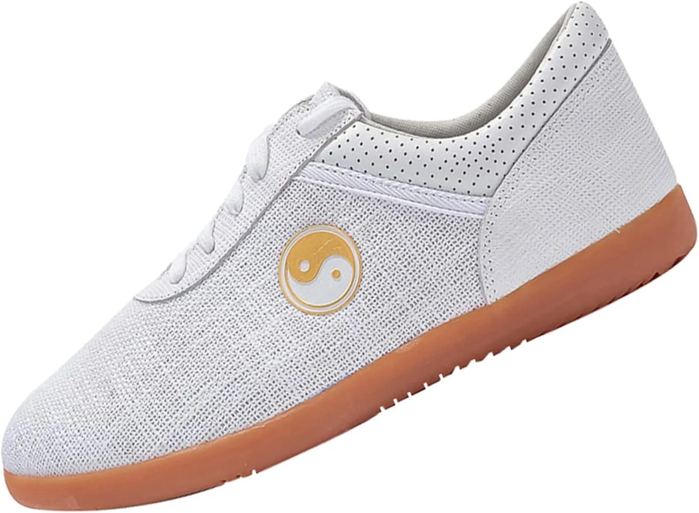 Unisex Martial Art Kung Fu Tai Chi Rubber Shoes,Traditional Kung Fu Tai Chi Wushu Shaolin Qi Gong Beijing Trainer Wing Chun Slipper Sneaker Footwear for Men Women,